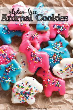 Gluten-Free Frosted Animal Cookies