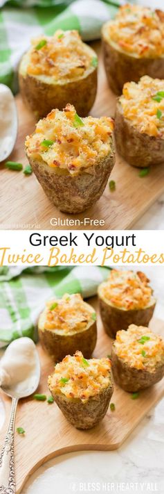 Gluten-Free Greek Yogurt Twice Baked Potatoes