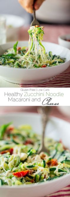 Gluten Free Mac and Cheese with Zucchini Noodles