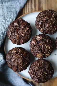 Gluten-Free Mexican Chocolate Buckwheat Muffins