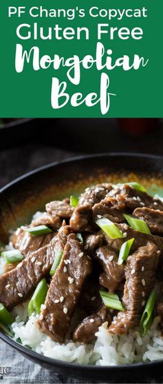 Gluten Free Mongolian Beef - PF Chang's Copycat