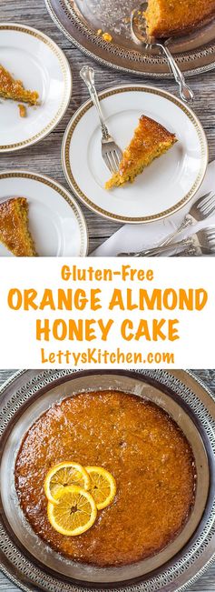 Gluten-free Orange Almond Honey Cake