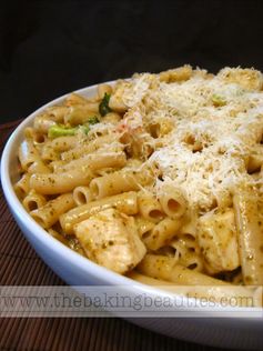 Gluten Free Penne with Chicken and Pesto