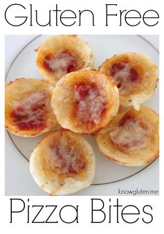 Gluten Free Pizza Bites made with Tapioca Flour