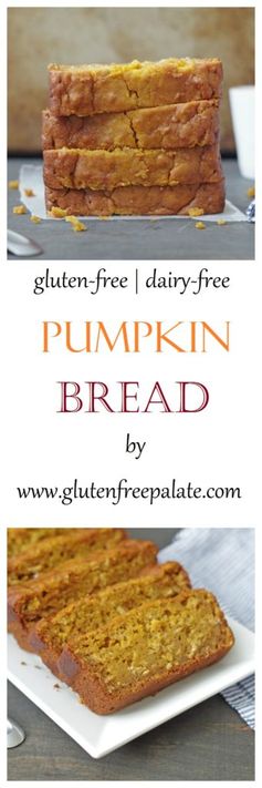 Gluten-Free Pumpkin Bread (10 Ingredients