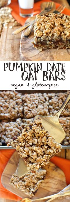 Gluten-Free Pumpkin Date Bars