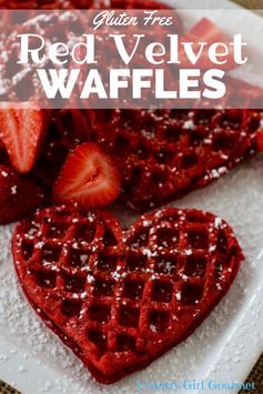 Gluten Free Red Velvet Waffles