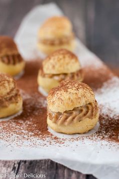 Gluten Free Tiramisu Cream Puffs