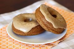 Gluten free vegan pumpkin spice latte donuts