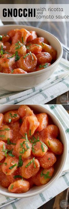 Gnocchi with Ricotta and Tomato Sauce