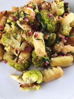 Gnocchi with Roasted Cauliflower and Swiss Chard