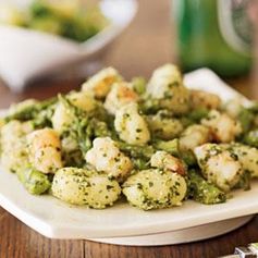 Gnocchi with Shrimp, Asparagus, and Pesto