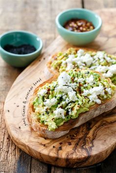 Goat Cheese & Avocado Toast