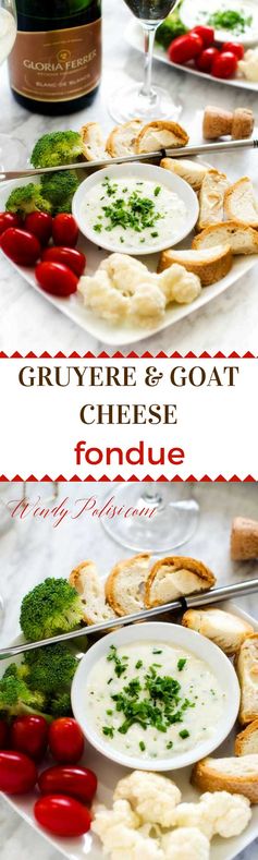 Goat Cheese & Gruyere Fondue