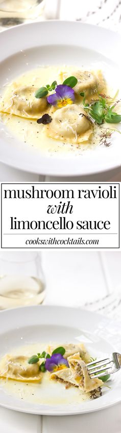 Goat Cheese & Mushroom Ravioli