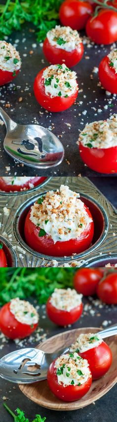 Goat Cheese Stuffed Tomatoes