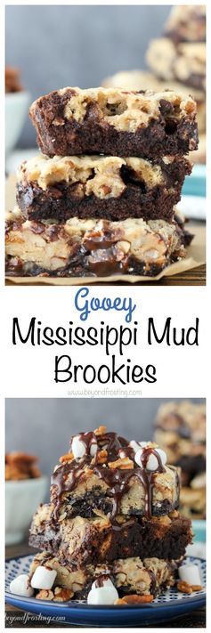 Gooey Mississippi Mud Brookies