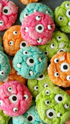 Gooey Monster Eye Cookies