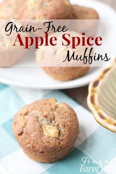 Grain-Free Apple Cinnamon-Spice Muffins