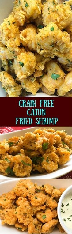 Grain Free Cajun Fried Shrimp