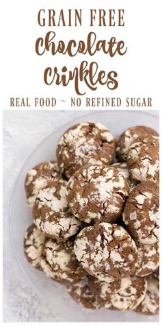 Grain Free Chocolate Crinkles