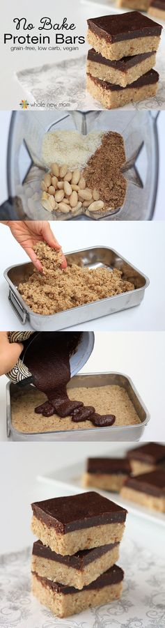 Grain-Free No-Bake Protein Bars