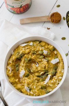 Grain Free Pumpkin Cauliflower Oatmeal