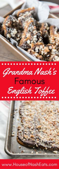 Grandma Nash's Best Butter Almond English Toffee