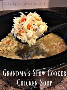 Grandma's Slow Cooker Chicken Soup