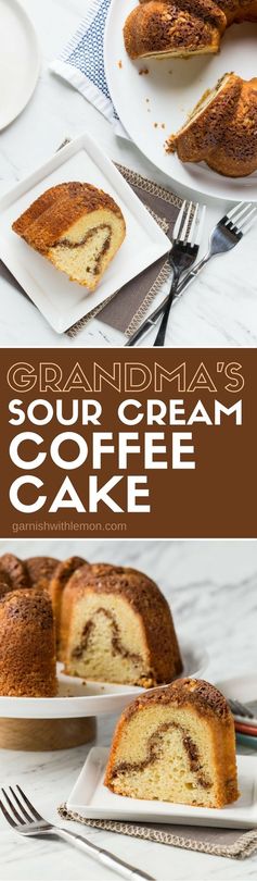 Grandma's Sour Cream Coffee Cake