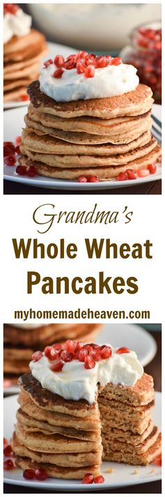 Grandma's Whole Wheat Pancakes