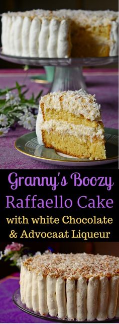 Granny's Boozy Raffaello Cake