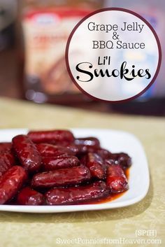 Grape Jelly and BBQ Sauce Little Smokies