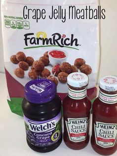 Grape Jelly Meatballs aka 