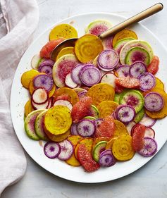 Grapefruit, Beet, and Radish Salad