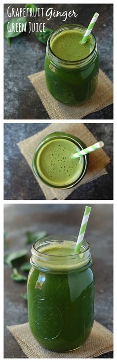 Grapefruit Ginger Green Juice