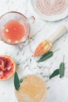 Grapefruit-Sage Margaritas