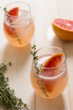 Grapefruit, Thyme & Elderflower Cocktail