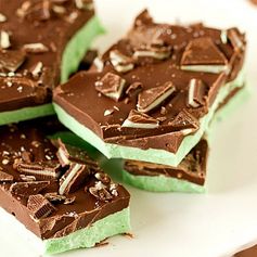 Grasshopper Mint Chocolate Bark