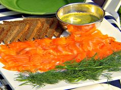 Gravlax with Mustard Sauce