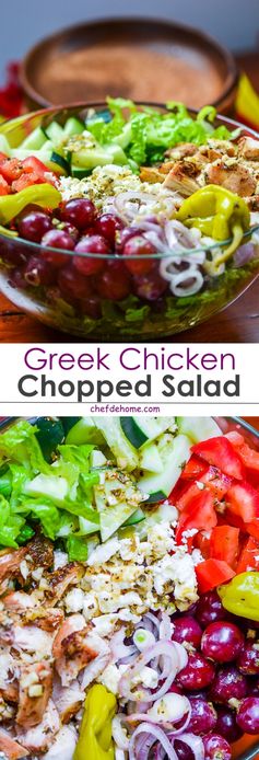 Greek Chicken Chopped Salad
