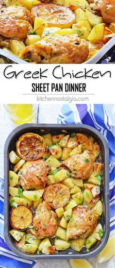 Greek Chicken Sheet Pan Dinner