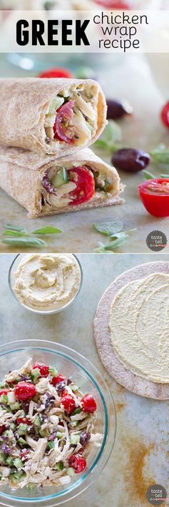 Greek Chicken Wrap