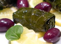 Greek Dolmades recipe (Stuffed Vine/ Grape Leaves Dolmathes