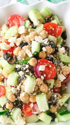 Greek Garbanzo Bean Salad