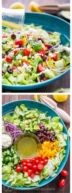 Greek Salad with Easy Zesty Dressing