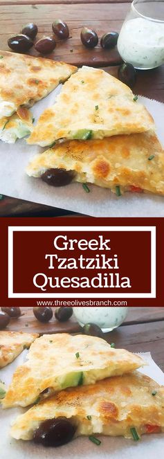 Greek Tzatziki Quesadilla