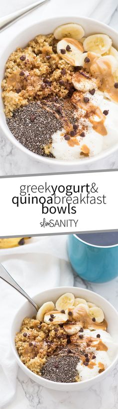 Greek Yogurt and Quinoa Breakfast Bowls