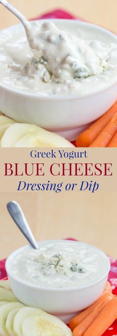 Greek Yogurt Blue Cheese Dip or Dressing