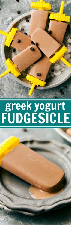 Greek Yogurt Chocolate Peanut Butter Fudgesicles